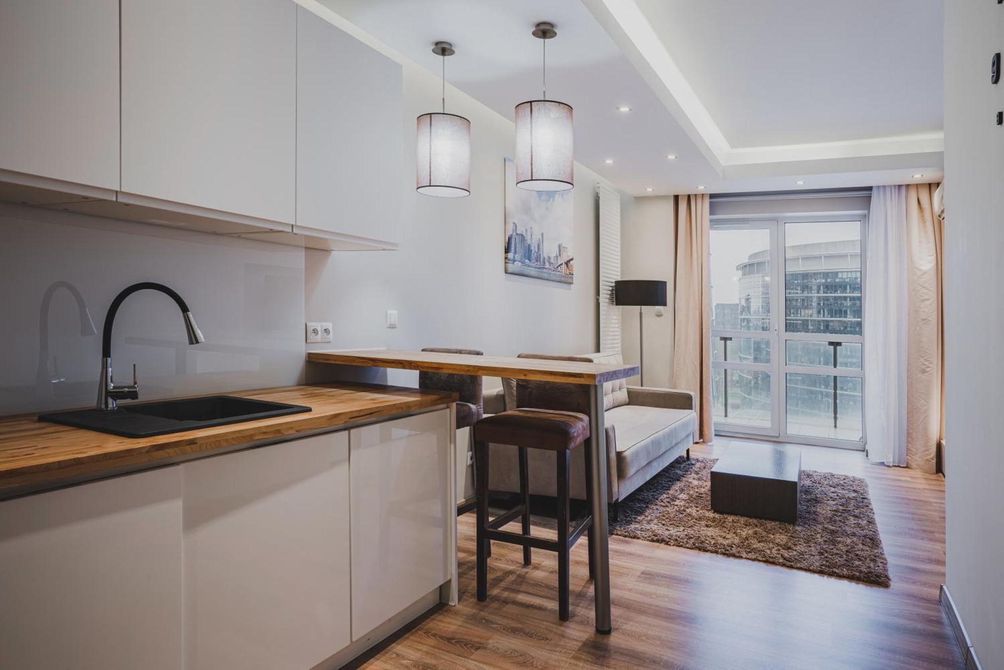 Platinum Towers J&K Leilighet Warszawa Rom bilde