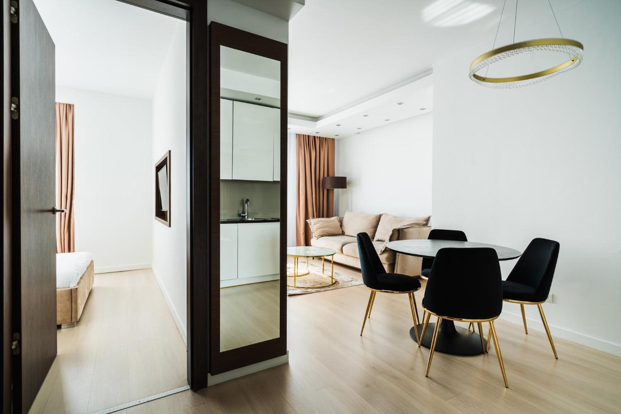 Platinum Towers J&K Leilighet Warszawa Rom bilde